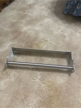 Stainless Steel self adhesive Wall-Mount Paper Towel Holder - Silver